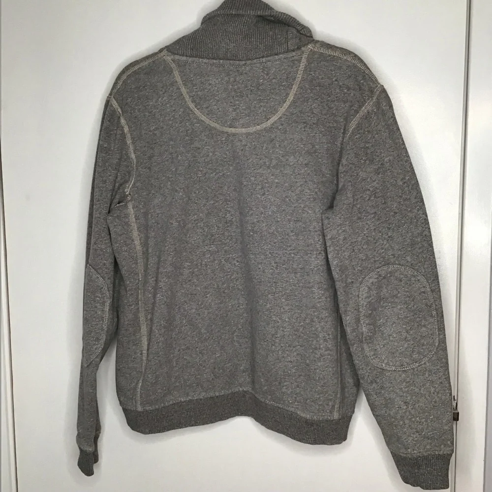 Y2K Men’s American Eagle Shawl CollarGrey Vintage Classic 1977 w/ pockets USXS - Picture 4 of 10